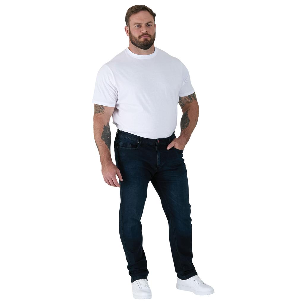 Duke Mens D555 Daniel Tapered Leg Kingsize Jeans