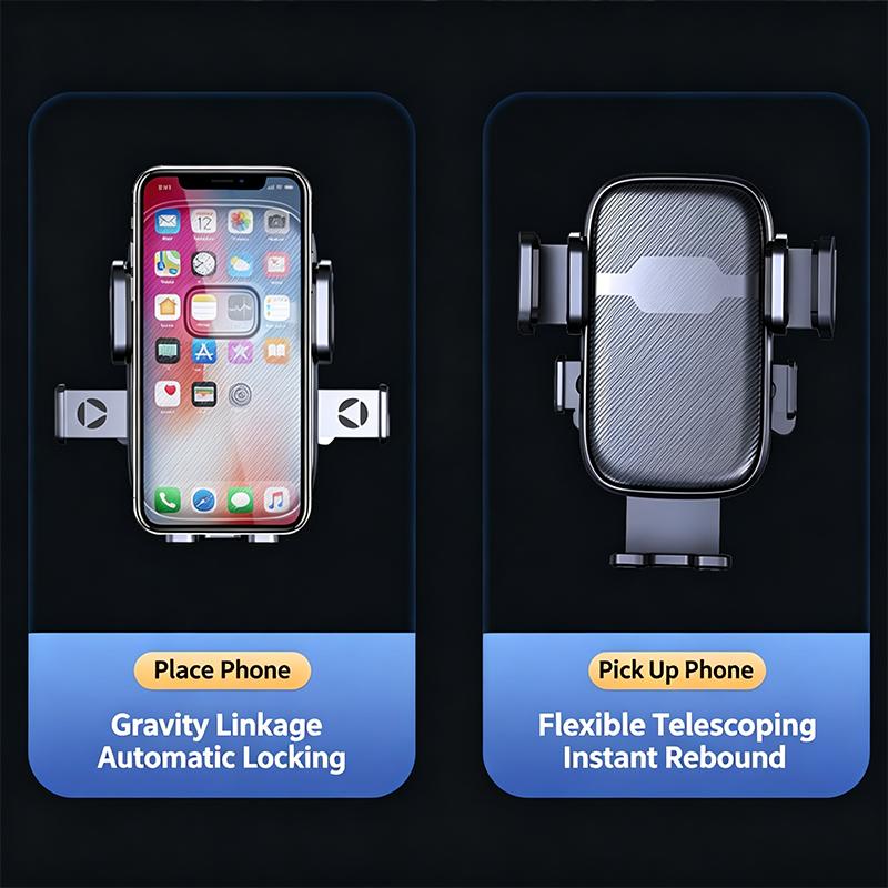 Suction Cup Car Phone Holder Dashboard Folding Stand 360° Multi-Angle Rotation Stable Mount for Horizontal & Vertical Navigation in Car