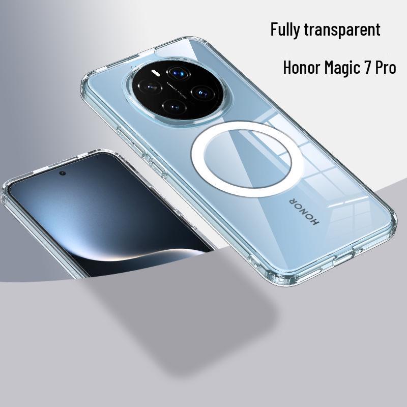 Magic8Pro Magnetische Transparente Handyhülle für Honor GTPro & Magic7RS