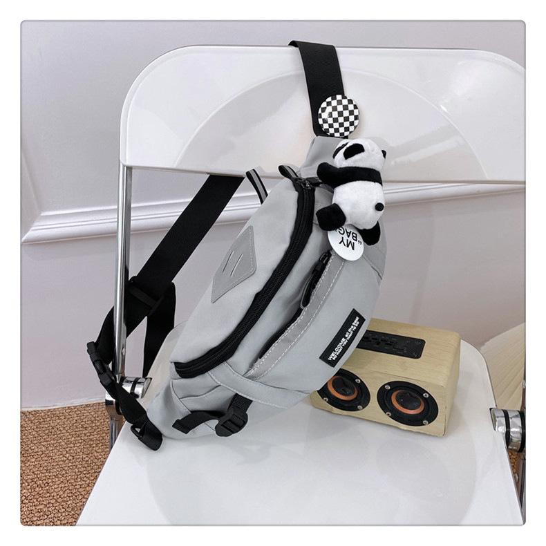 Unisex Chest Bag Simple Storage Bag Lightweight Travel Small Backpack Crossbody Bag Fashion Casual Single Should Bags