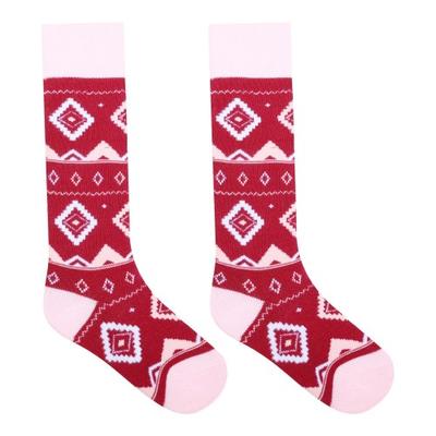Childrens/Kids Geometric Ski Socks