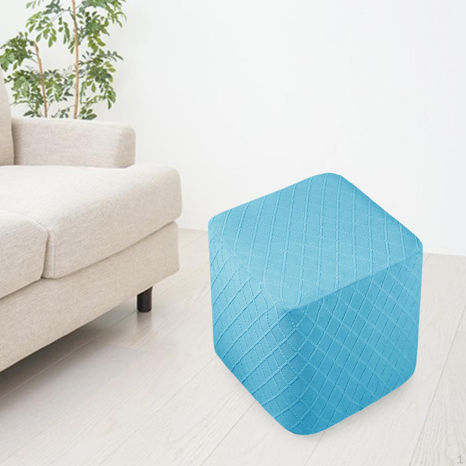 

Чехол для пуфика, , Чехол на табурет для ног, Blue