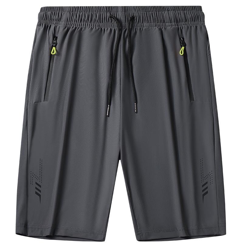 

Large Size Men s Ice Silk Quick-Dry Summer Shorts, M-8XL, Plus Size Activewear for Big & Tall M серый