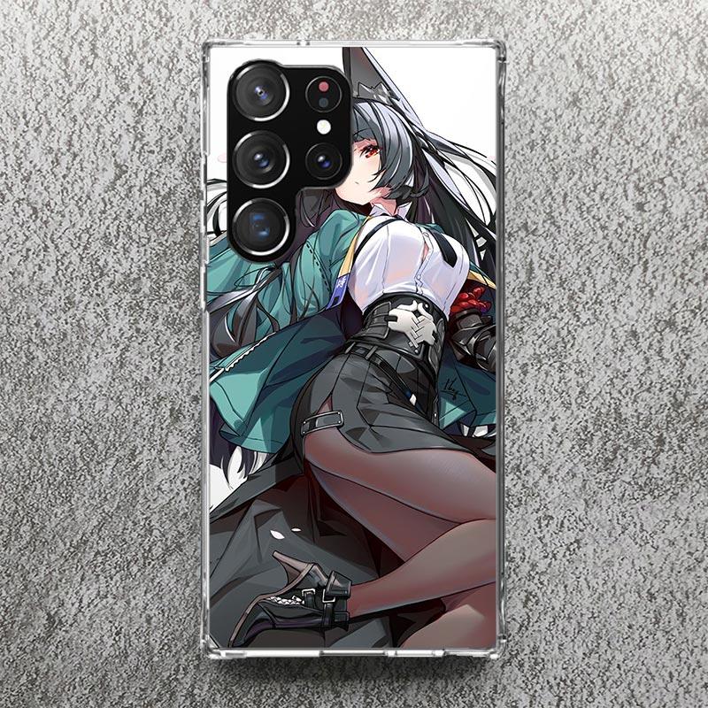 Hoshimi Miyabi Zenless Zone Zero ZZZ Print Soft Case for Samsung Galaxy S25 S24 S23 S22 Ultra S21 Plus S20 FE Phone Shell S10 +