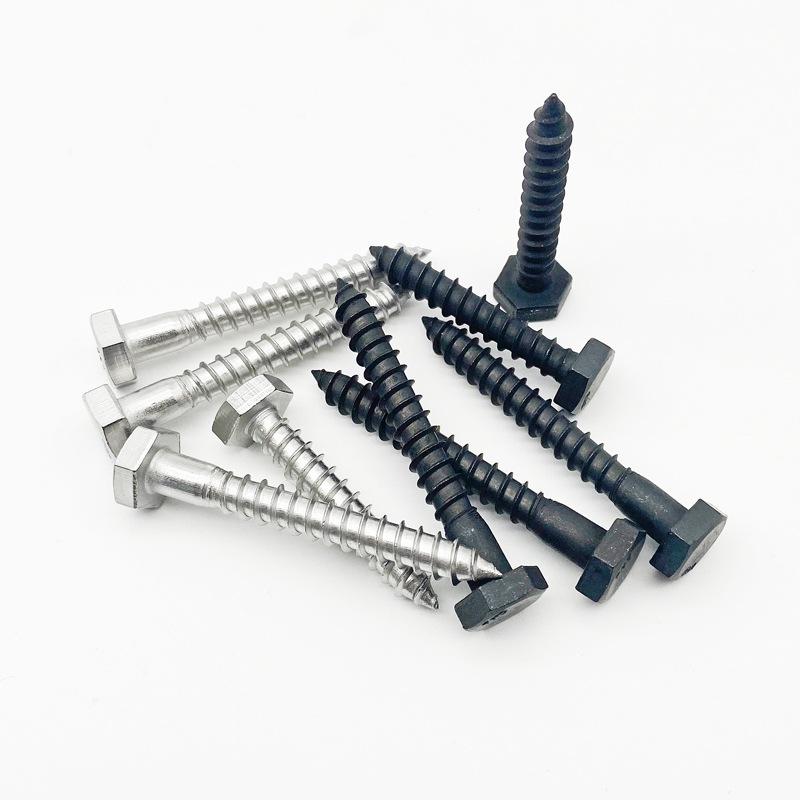 304 Stainless Steel Black Hex Head Self-Tapping Wood Screw