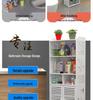 Multi-Layer Floor-Standing Bathroom Shelf and Side Storage Cabinet