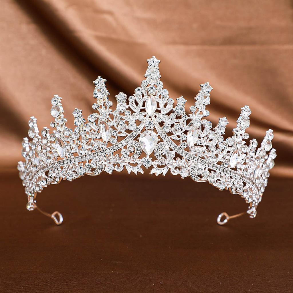 Bridal Crown Tiara Dinner Princess Dress Style Accessories European Rhinestone Headband Travel Photography Accessories