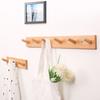 Wall Mounted Key Hook Rack 4/5/6/7 Hooks Door Back Clothes Hook Decorative Hook  Housewarming Gift