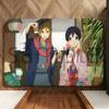 Anime T-Tamako Love S-Story Floor Mat Soft Flannel Floor Mat  Suitable for Entryways, Living Rooms, Bedrooms, and Bathrooms