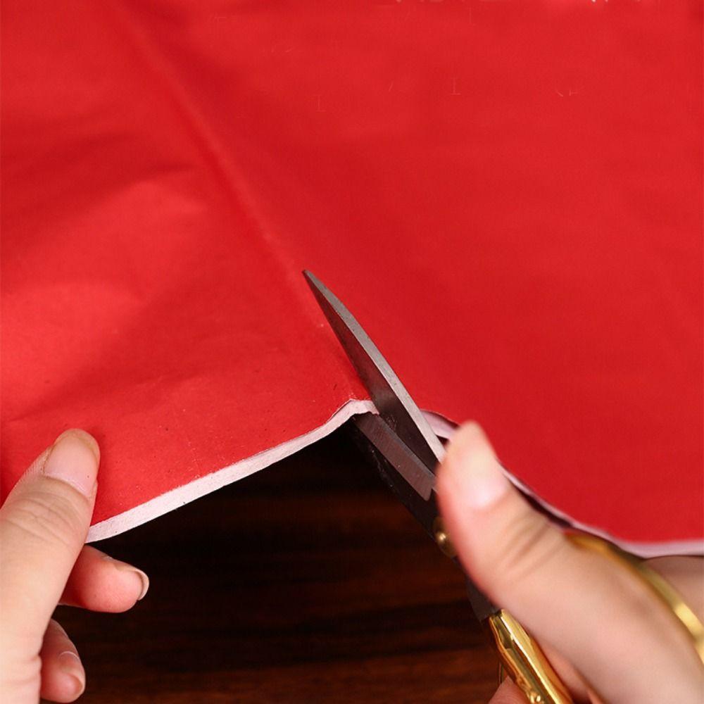 2PCS Chinese Style Blank Red Paper Rectangle Couplet Paper Red Envelope Calligraphy Paper  Wedding