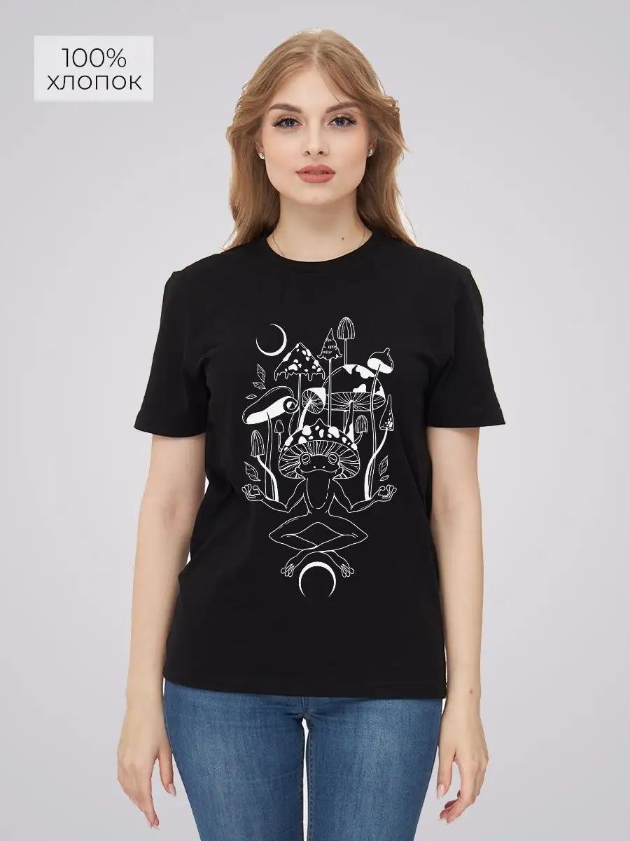 Mushrooms print T-shirt M
