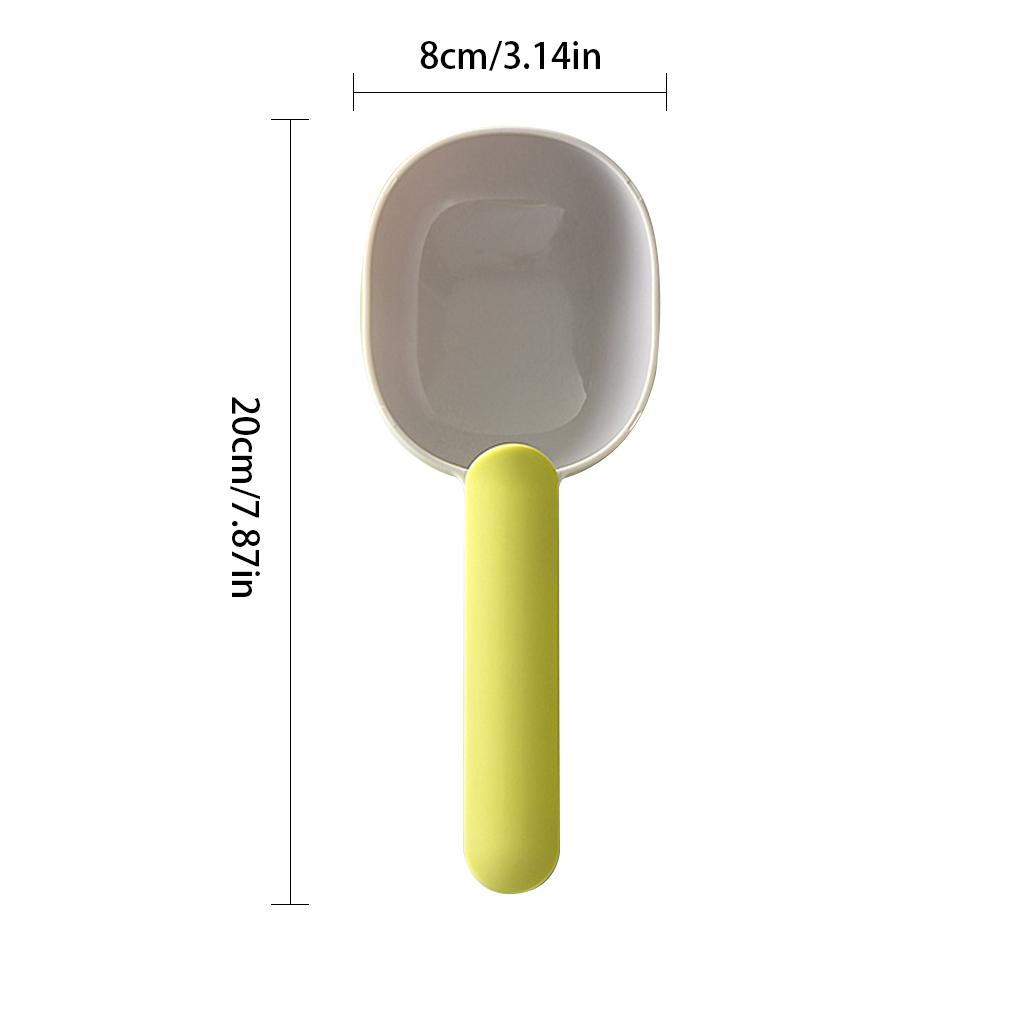 Portable Multi Functional Kitchen Rice Spoon Paddle Long Handle Scoop Cup