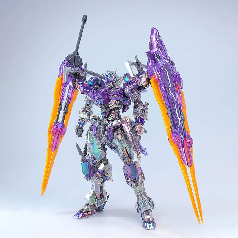 Original Holographic Translucent Valkyrie Assembly Model Action Figures Mecha Scp Process Toys Desktop Decoration Collectible Present