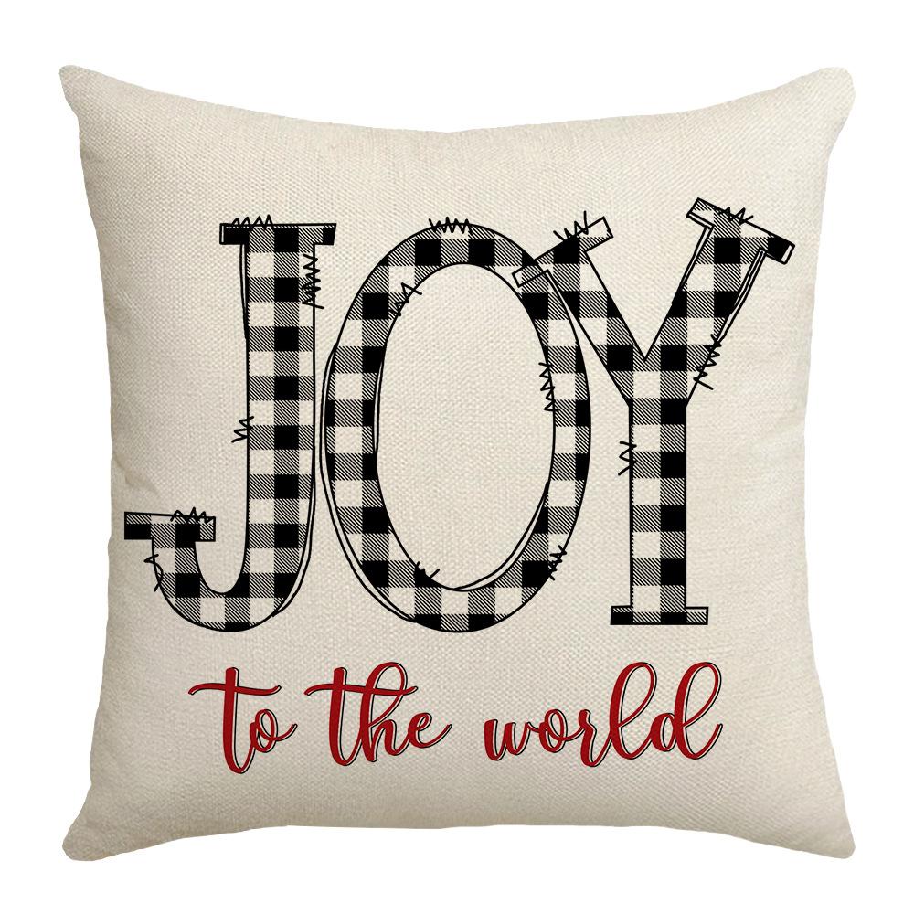 New Red Christmas Pillow Case Christmas Red Sofa Living Room Pillow Case Home New Style