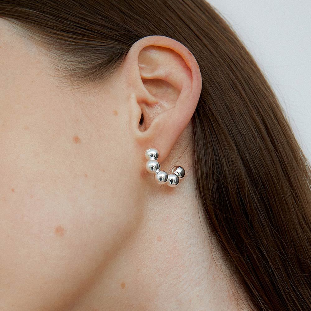 Bubble Hoop Earrings