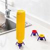 3Pcs Inverted Bottle Cap 3-Leg Stand Dispenser for Shampoo Lotion Kitchen Condiments Fast Kitchen Liquid