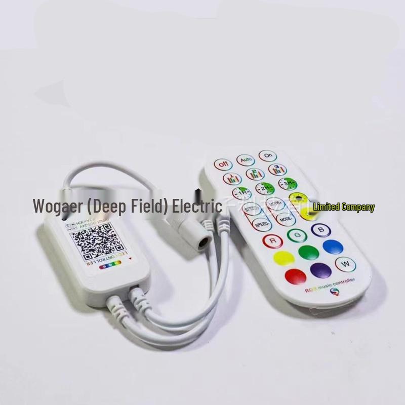 Bluetooth 24-Tasten RGB LED-Streifen-Controller mit Infrarot & App-Dimmung