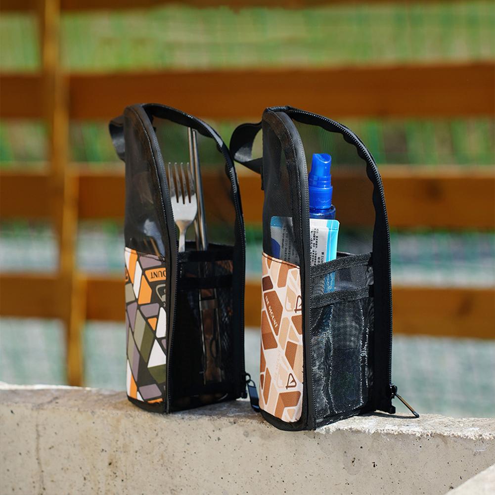 Camping Cookware Storage Bag Waterproof Camp Bowl Cups Container Portable Travel Tableware Pouch for Outdoor Picnic Tool