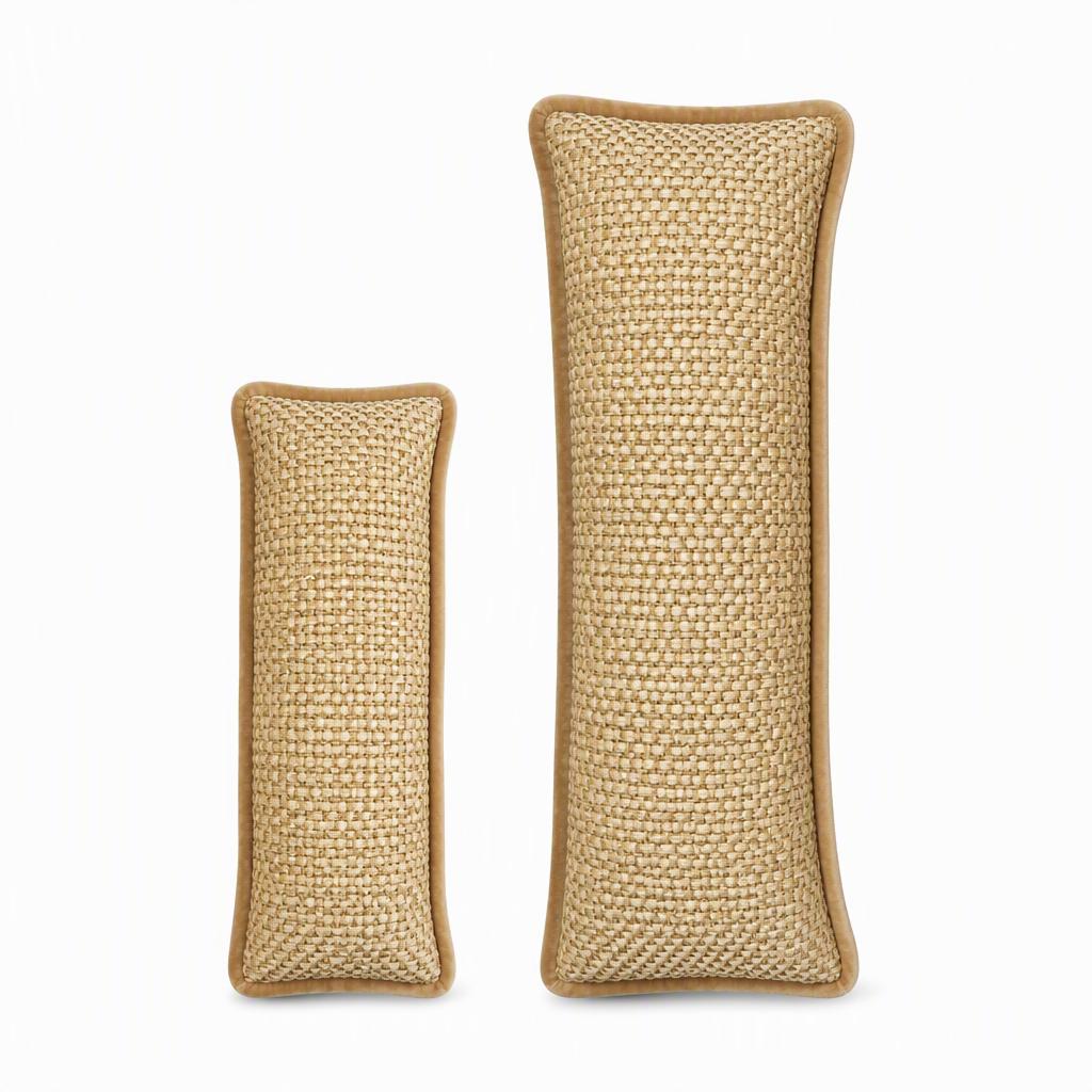 Natural Sisal Cat Kicker Pillow Catnip Scratching Mat Chew Toys for Indoor Cats Bunny Kicking Teething 1