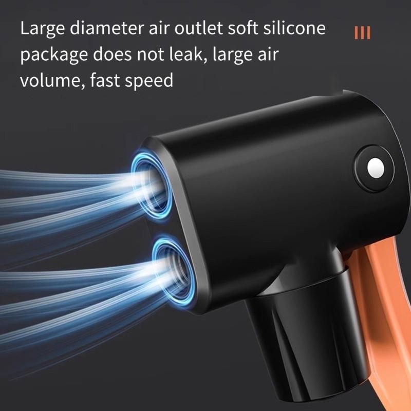 Road Bike Pump Nozzle Hose Adapter Valves Bicycles Valves Connector Double Head Pumping Parts Accessories Easy To Use