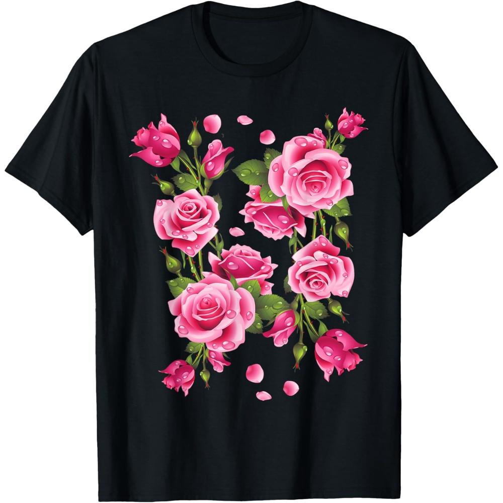 Beautiful Pink Roses Bouquet Graphic Tees & Cool Designs T-Shirt