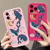 Cartoon Whale Patterned Phone Case For iPhone 17 Pro Max Air 16e 16 15 14 Pro Max 13 12 Pro 16 15 Plus Shockproof Silicone Cover