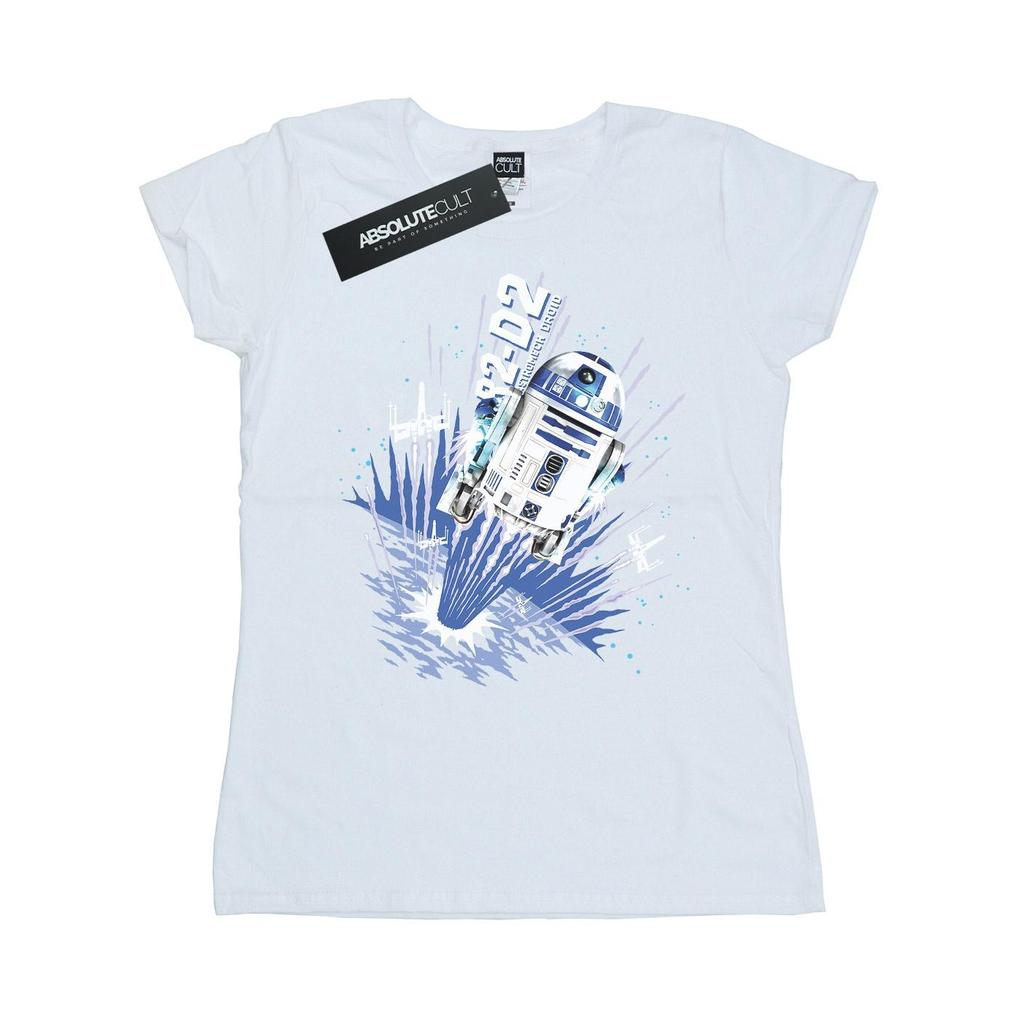 Star Wars Womens/Ladies R2-D2 Blast Off Cotton T-Shirt