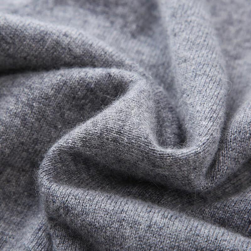 Zhaojun Women's Pure Cashmere Round Neck Diamond Knit Cardigan