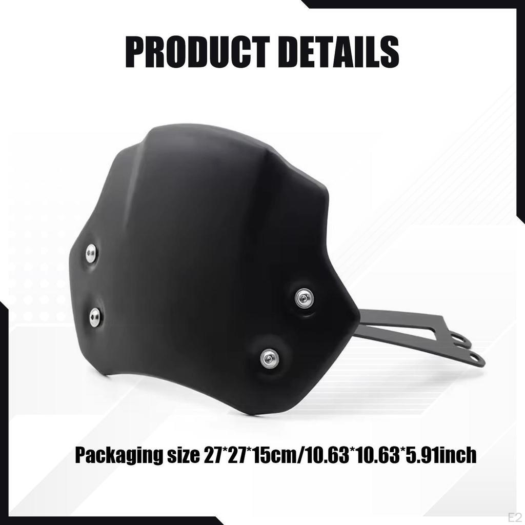 Motorbike Front Flyscreen, Easy to Install, Motorcycle Windshield for 1200 x