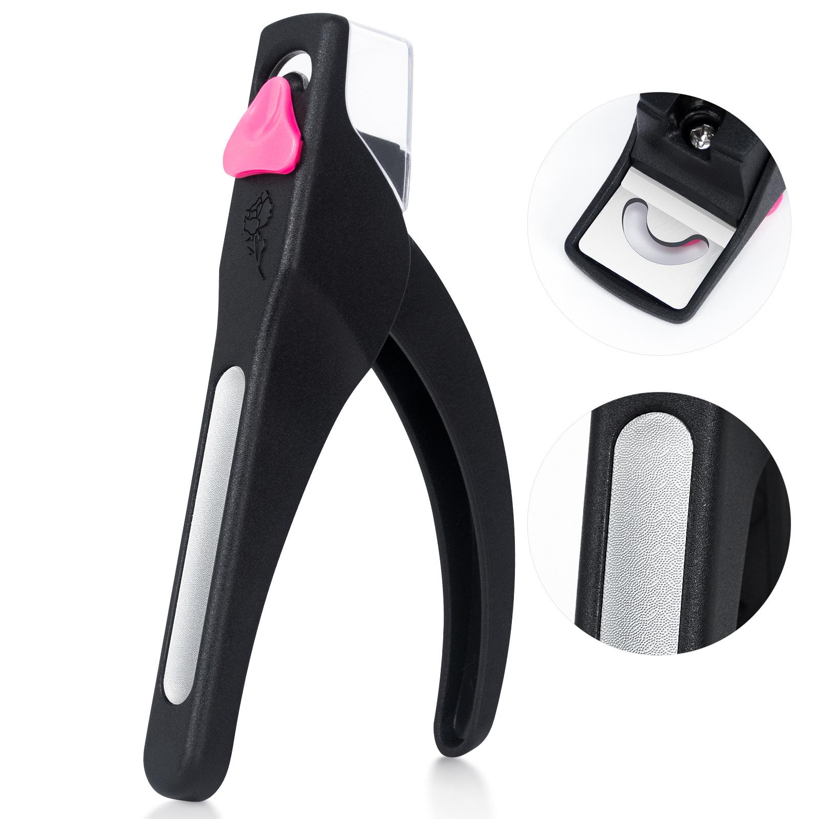 

Кусачки для ногтей, тип U, акриловые накладные ногти, триммер для ногтей из нержавеющей стали, маникюрные инструменты чёрный