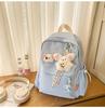 Schoolbag Korean ins Mori small fresh and sweet wind girl plaid small backpack high value travel shopping small backpack