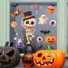 Halloween Skull Ghost Pumpkin Bat Home Window Decoration Window Stickers