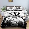 Football Bedding Set 3D Soccer Child Duvet Cover Single Double Sports Boy Home Textile Comforter Nordic Covers For Bed King Full