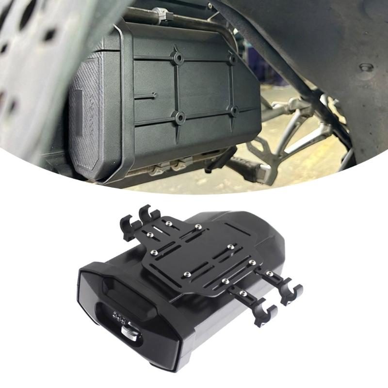 Heavy Duty ABS Motorcycle Tool Container 3.8L Capacity Waterproof Side Mount Accessory for Bike CR1000L/CRF1100L Use