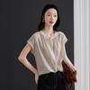 SOFSIL Women's French Style Striped Short Sleeve Shirt