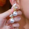 Elegant French Zirconia Pearl Ear Cuff for Women