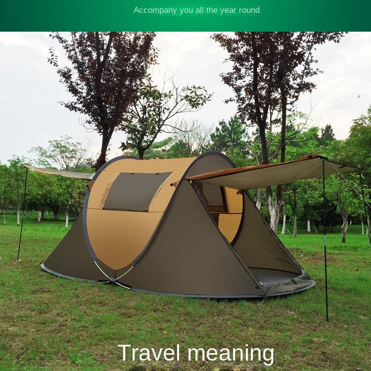 

Палатка для улицы, автоматическая, 3-4 двойных, домашняя, непромокаемая, с защитой от насекомых, для использования на открытом воздухе, для взрослых и детей, тент от солнца