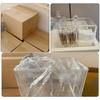 Makeup Cotton Storage Box Creative Cute Dust Proof With Cover Transparent Cotton Swab Makeup Remover Cotton Box Plastic Box Household Storage Supplies