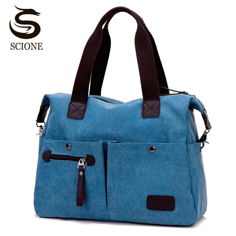 SCIONE New Canvas Women's Bag Handbag Casual Shoulder Fashion Messenger Bag