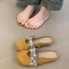 Summer New Baotou Women's Pig's Trotters Half Slippers Women Wear Gentle and Cool Slippers Outside Summer