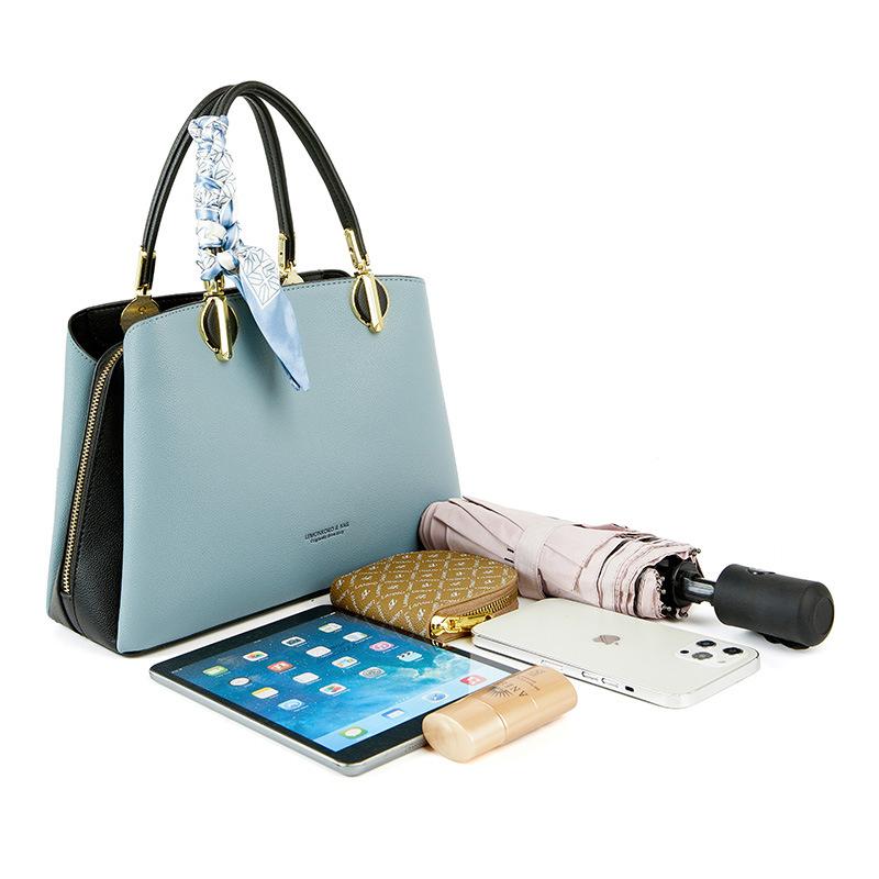 Women's Handbag New Fashionable Simple Bag Large Capacity Temperament Handbag Versatile Commuting Shoulder Bag