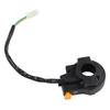 22mm Handlebar Start Button Switch for Motorcycle Black ABS Fit