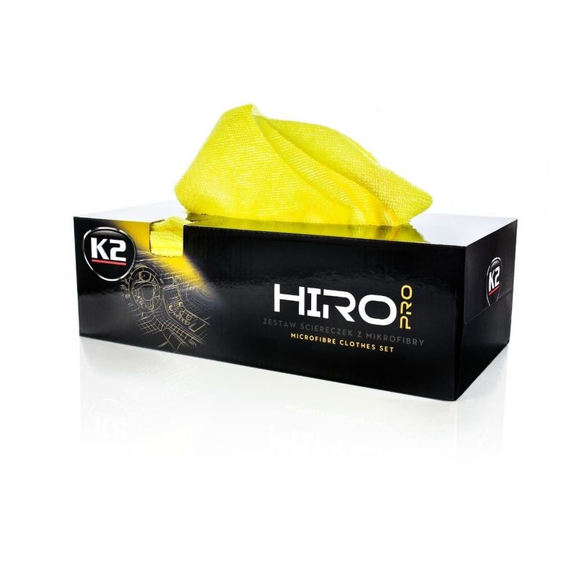 019462 K2 D5100 Hiro Pro Microfiber Cleaning Cloth Set 30Pcs