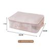 Visible Bed Sheet Storage Bag Folding Blanket Storage Container With Handle Large Capacity Moving Packing Bag Closet