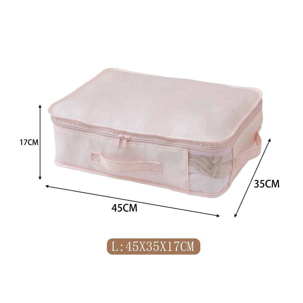 Visible Bed Sheet Storage Bag Folding Blanket Storage Container With Handle Large Capacity Moving Packing Bag Closet
