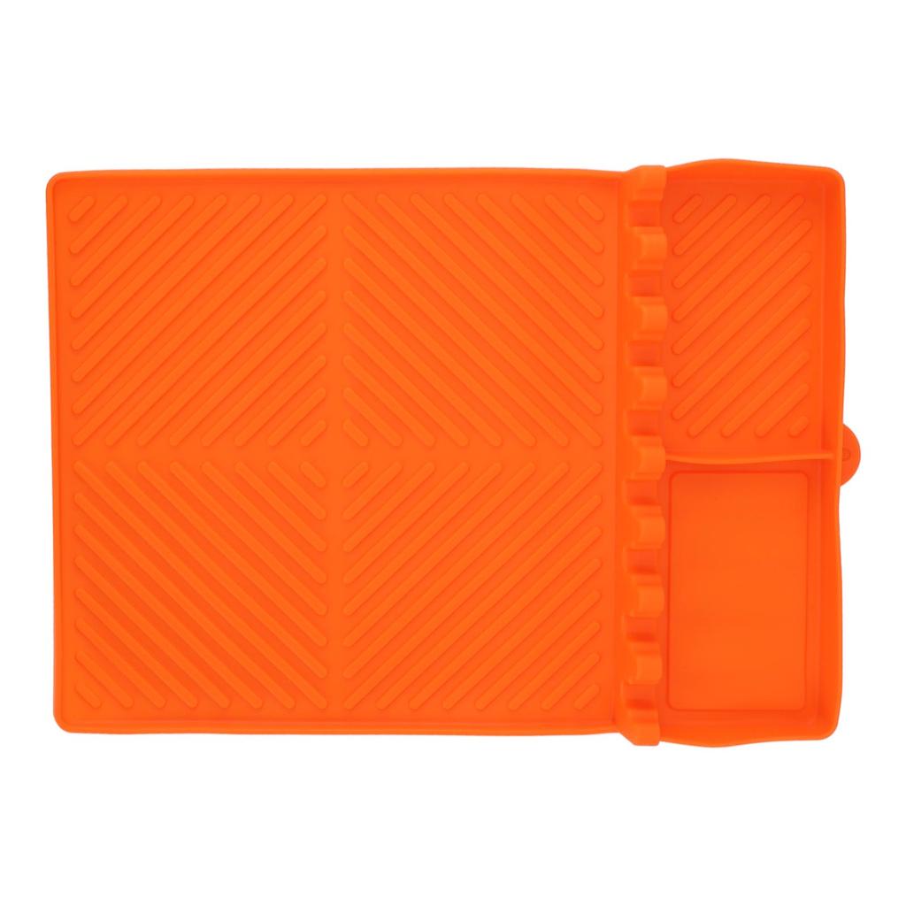 Grill Tools Mat Silicone 8 Slots 16x11.5in Anti Slip Heat Resistant Easy to Clean Griddle Accessories for Kitchen Cooking