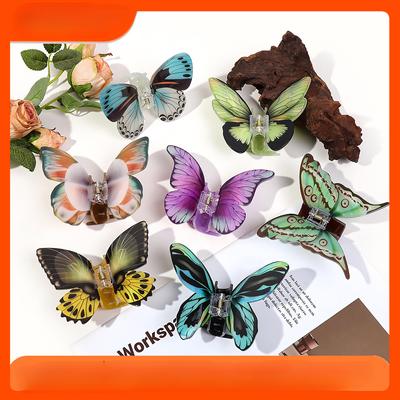 Acryl Schmetterling Haar Klaue Clip Koreanische Temperament Einfache Haar Greifen Clip Mädchen Ins Shark Clip Frauen Haar Styling Zubehör