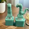 NEW Croaking Frog Keychain Rechargeable Frog Keyboard Fidget Clicker Frog/Lizard Sound Keychain with LED Light for Stress Relief