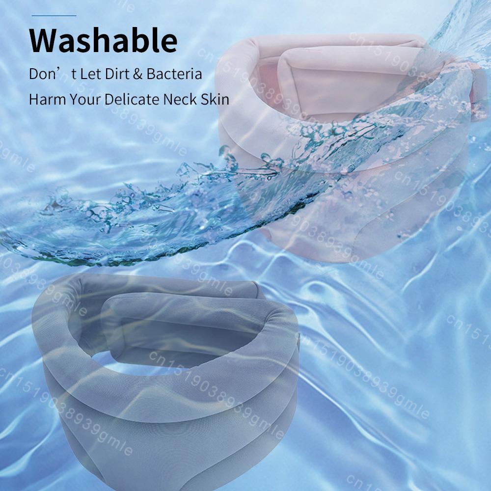 Neck Support Cervical Brace Adjustable Cervical Collar Soft Durable Foam for Relieve Cervical Pain Correct Forward Head Posture
