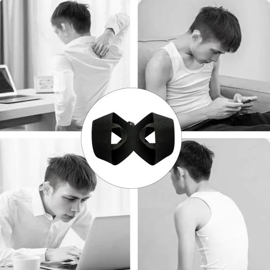 Heavy Shoulder Straps for Weight Training Adjustable Posture Support Unisex Elastic Breathable Back Brace for Workouts Daily Wear